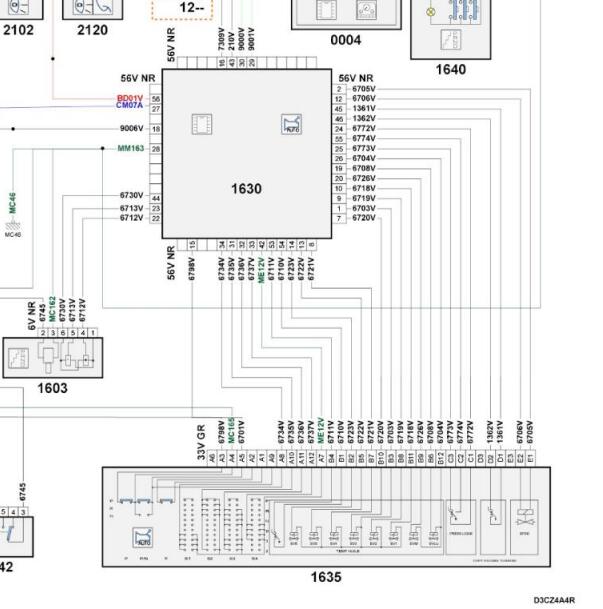 标致408 变速箱电路图