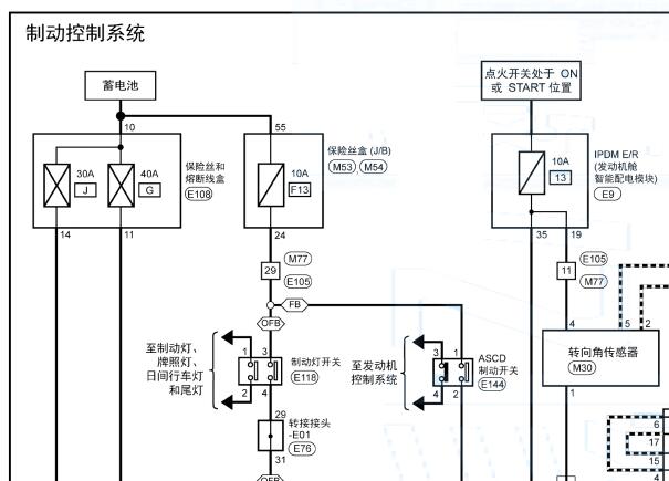 2020年启辰T90 ABS电路图资料