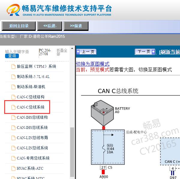 2015年道奇公羊网络通讯电路图