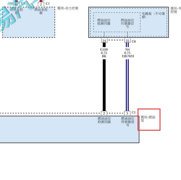 2019年吉普自由光2.0发动机油泵控制模块电路图