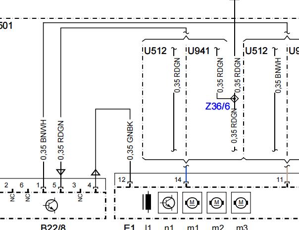 2010年奔驰E300L大灯电路图