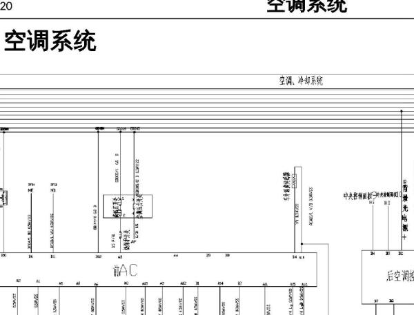 2017-2018年长安欧尚A800空调和转向助力电路图