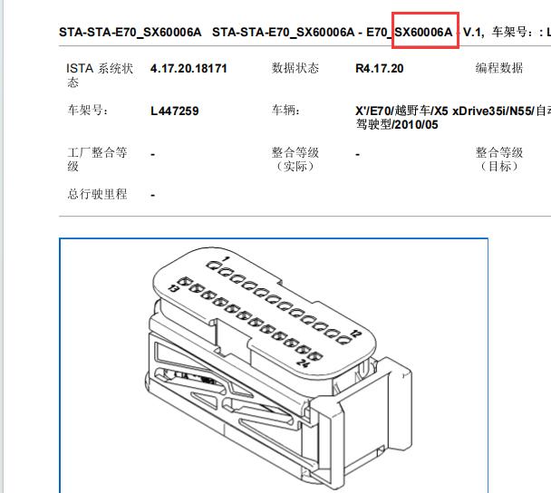 2010年宝马X5发动机电脑针脚资料