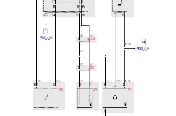 2014年玛莎拉蒂总裁油泵电路图和维修手册