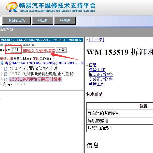 2015年保时捷MACAN S发动机正时