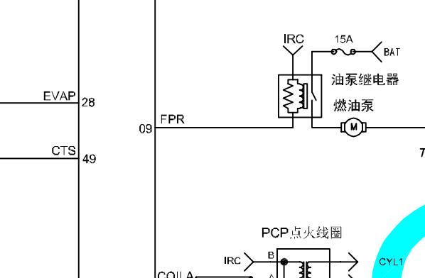 东风风光DK15发动机电路图