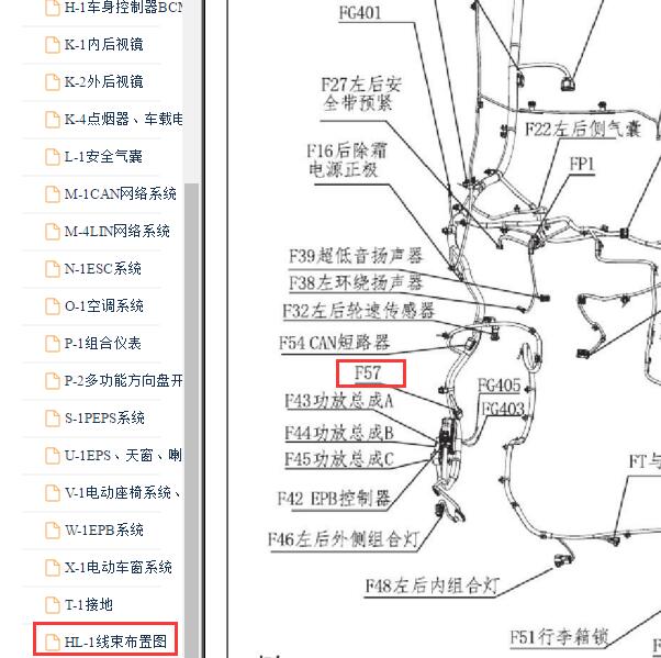 2016年江淮瑞风A60  F57位置.