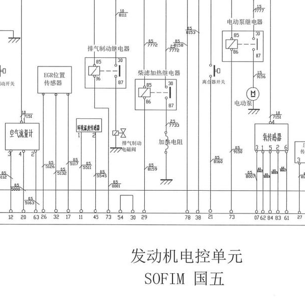 2010年依维柯发动机电路图和维修手册