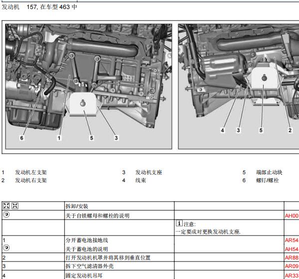 2013年奔驰GL63AMG发动机分解图