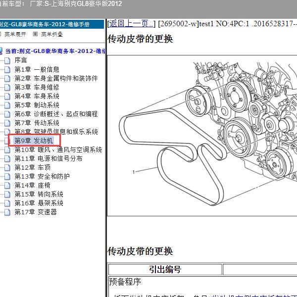 2012年上海别克-GL8豪华版 发动机维修资料