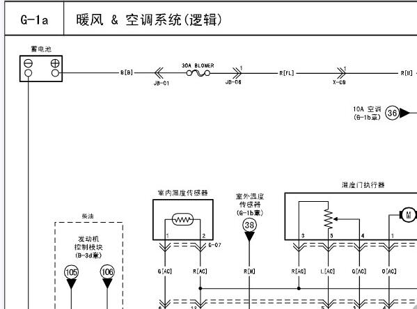 2012年起亚赛拉图空调电路图