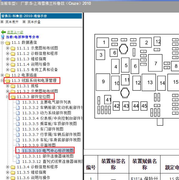 2010年上海雪佛兰-科鲁兹 保险资料