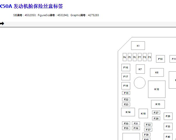 2017年别克威朗保险丝继电器资料