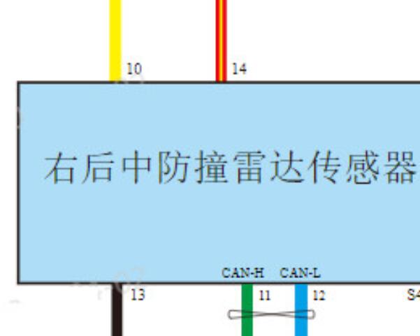 2023年长城炮倒车雷达电路图