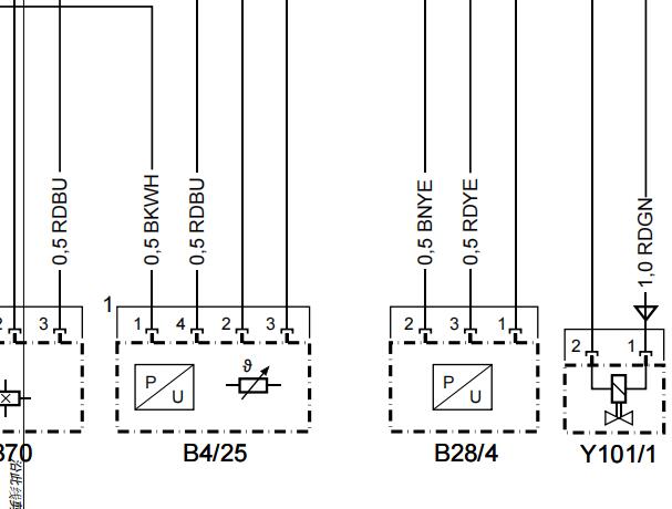 2014年奔驰E320发动机电路图资料