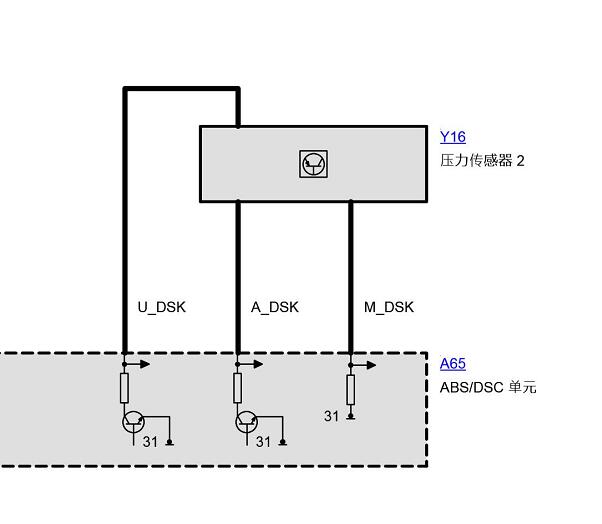 2004年宝马318i ABS电路图