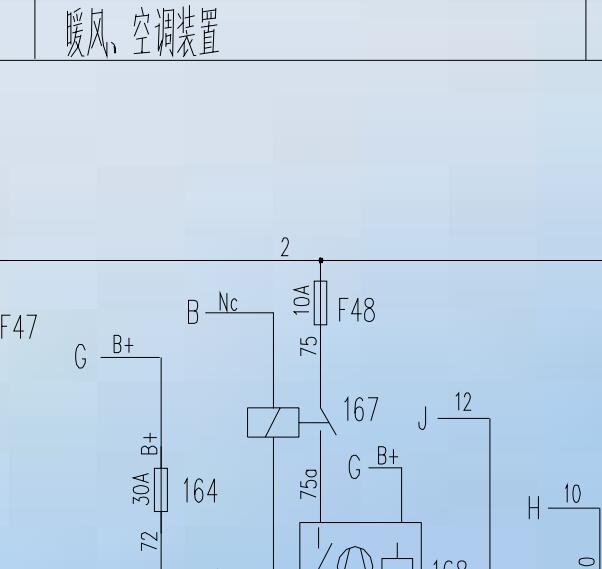 金龙客车空调电路图