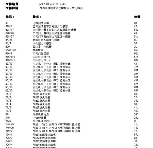 2021年奔驰GLE53发动机点火线圈电路图