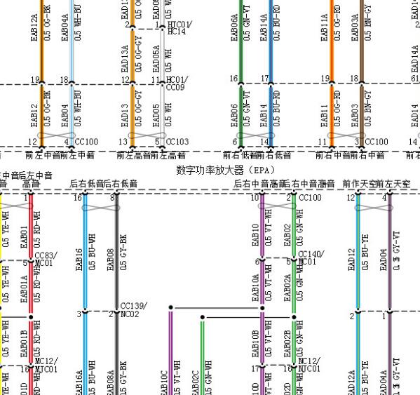 2023年赛力斯问界M9音响电路图和针脚资料