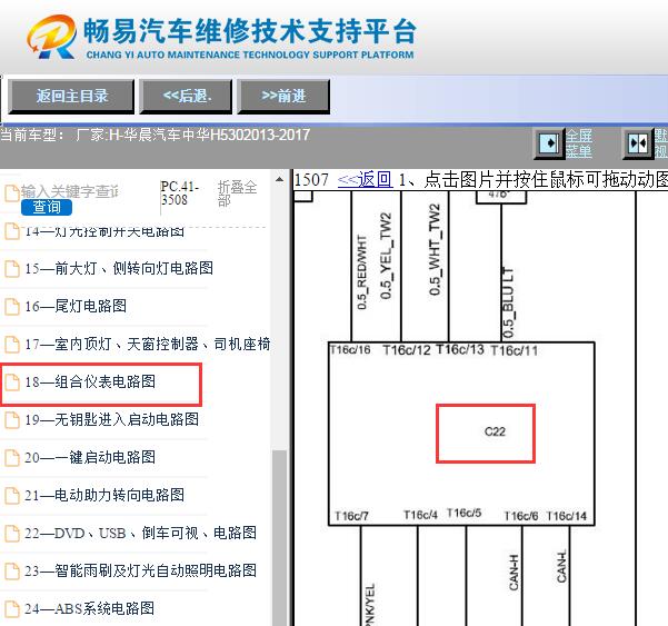 2013-2017年中华H530诊断网络通讯电路图