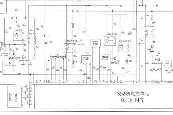 2010-2015年依维柯得意发动机电路图
