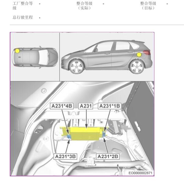 2017年宝马218 TCB模块位置