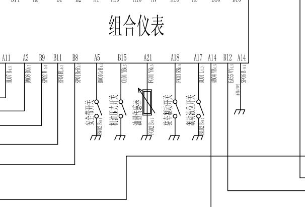 昌河铃木浪迪仪表电路图资料