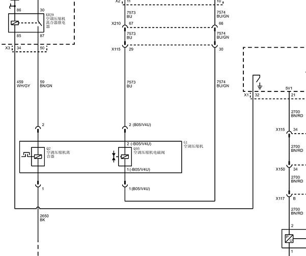 2019年凯迪拉克XTS空调电路图和保险资料