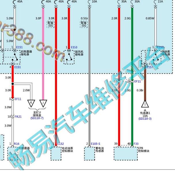 2018年起亚智跑蓄电池传感器电路图