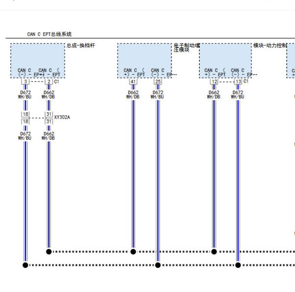 2022年吉普牧马人网络通讯电路图