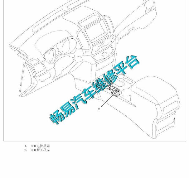 2016年哈弗H9手刹模块位置