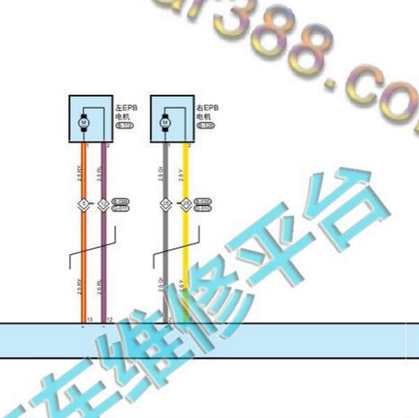 2023年捷途X70 PLUS手刹电路图