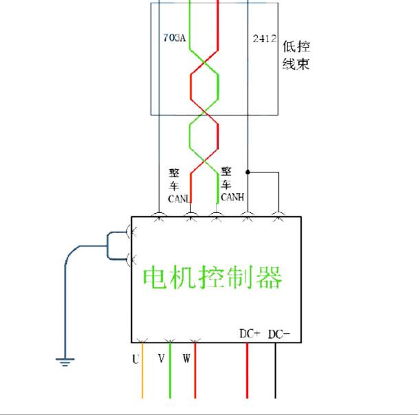 2016年南京金龙D11 电机控制电路图