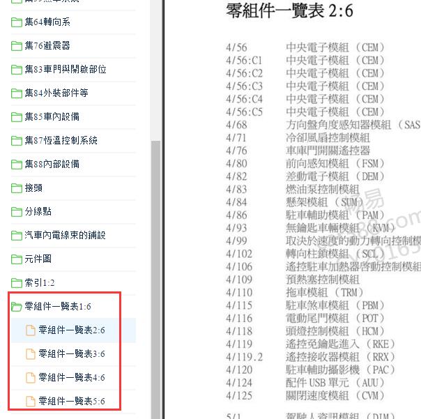2011年沃尔沃XC60代码说明