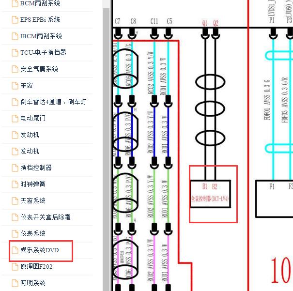 2020-2021年长安欧尚X7音响和360电路图