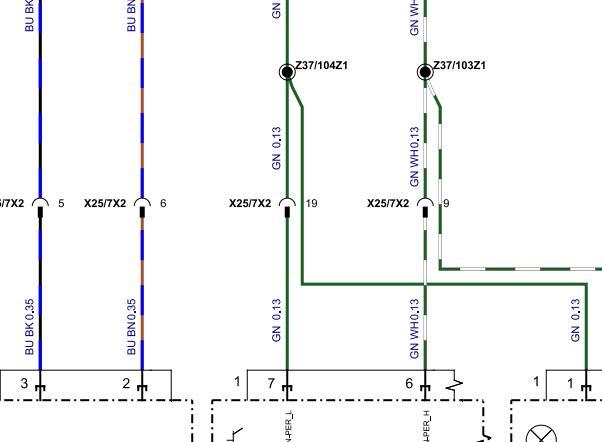 2023年奔驰C260I前大灯左右线路图