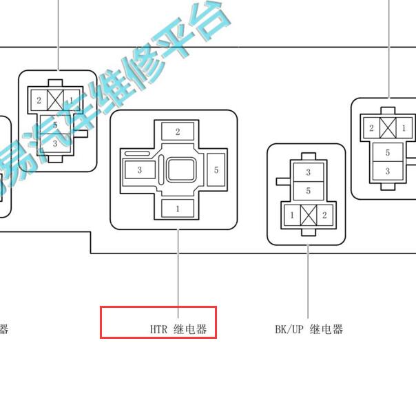 2015年丰田卡罗拉手动空调鼓风机电阻继电器位置
