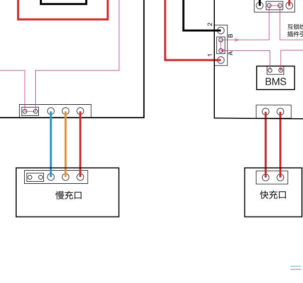 2022年哪吒汽车哪吒U充电和电机控制器电路图针脚资料