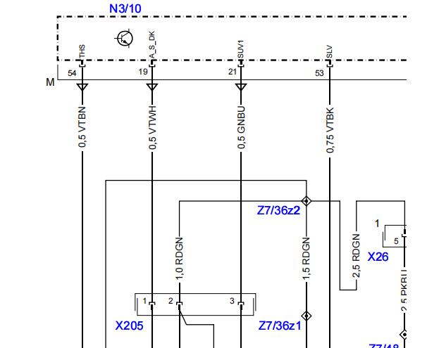 2013年奔驰G500发动机变速箱和换挡模块电路图