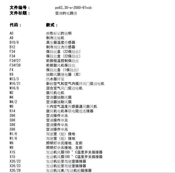 2012年奔驰凌特空调电路图