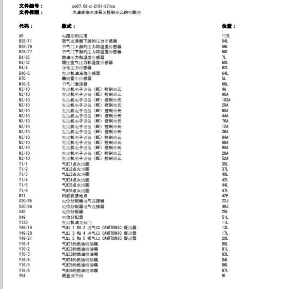 2021年奔驰GLS450发动机电路图
