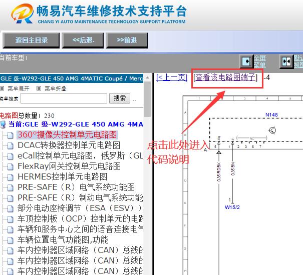 2016年奔驰GLE450全车电路图资料