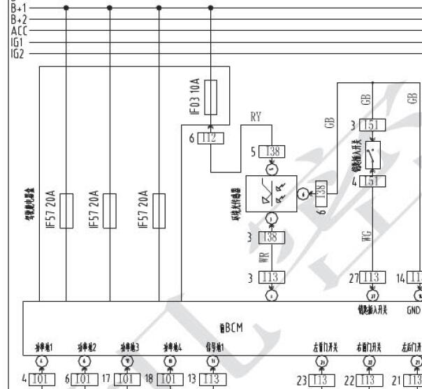 2016年北汽幻速S6车身电脑针脚资料