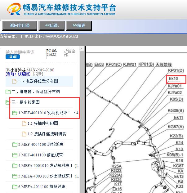 2019年比亚迪宋MAX搭铁点位置
