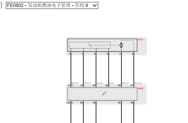 2014-2017年玛莎拉蒂总裁发动机电路图资料