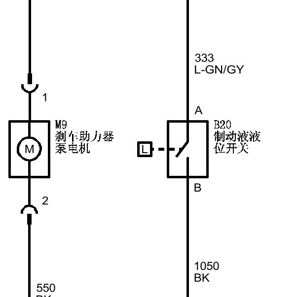 2015年凯迪拉克SRX真空泵电机电路图