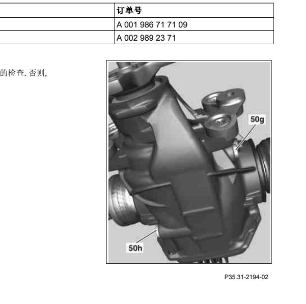 2019年奔驰S450差速器加油口位置