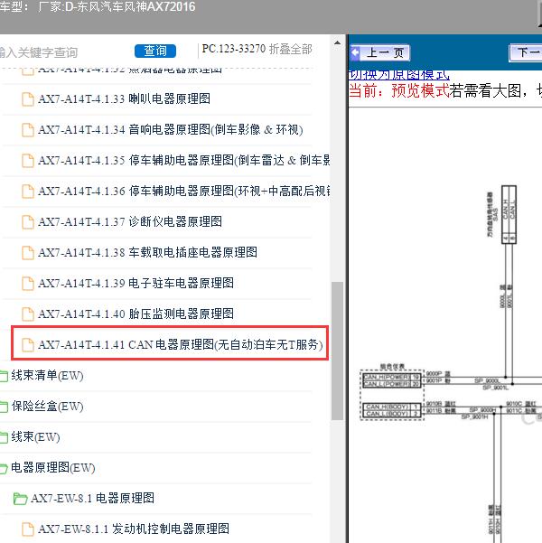 2016年东风汽车-风神AX7 通讯电路图