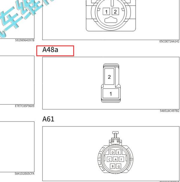 2021年坦克300行李箱备用电源针脚插头