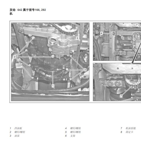 2014年奔驰GL350 642发动机机油相关资料